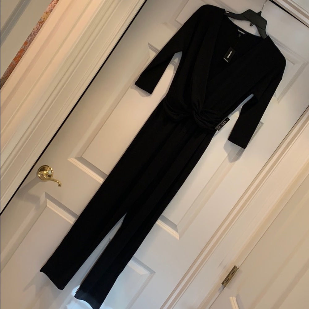 EXPRESS Twisted Front Jumpsuit